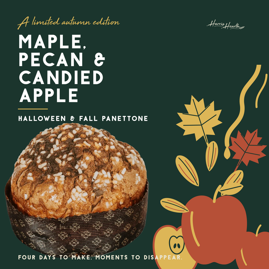 Halloween Panettone: Maple, Pecan & Candied Apple (Available 10/30)